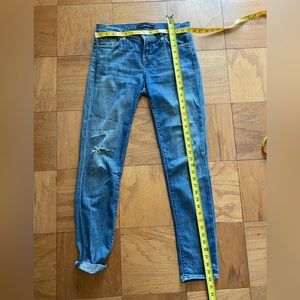 J Brand Jake Distressed Boyfriend Jeans - Size 24